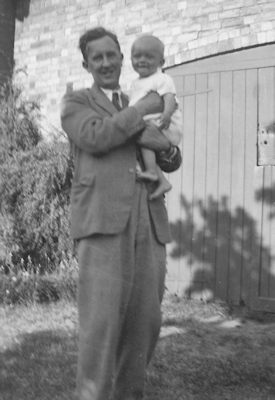 J.R.R. Tolkien and his nephew Paul (c.1939)