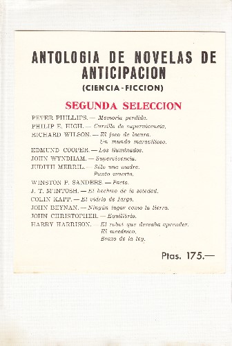 Cursillo de Supervivencia. 1964